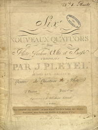 Pleyel, Ignace Joseph (1757-1831) - 00000446100 ( Págs: 60 )